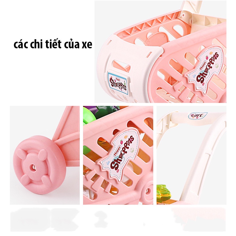 Xe Đẩy Đồ Chơi Siêu Thị Cho Bé Trai Và Bé Gái ,Xe Đẩy Giúp Bé Tập Đi Thiết Kế Thông Minh An Toàn Cho Bé