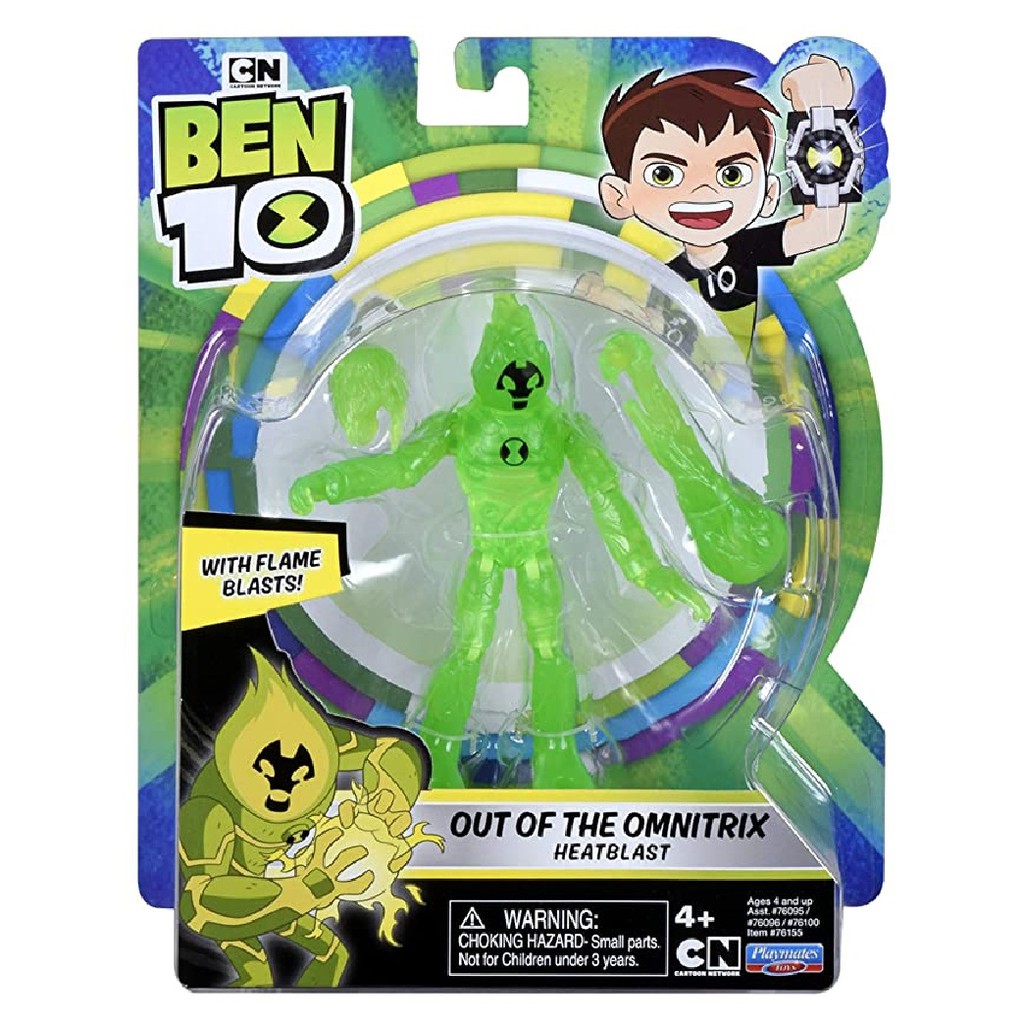 Mô Hình Đồ Chơi Nhân Vật Ben 10 Out Of The Omnitrix Heatblast