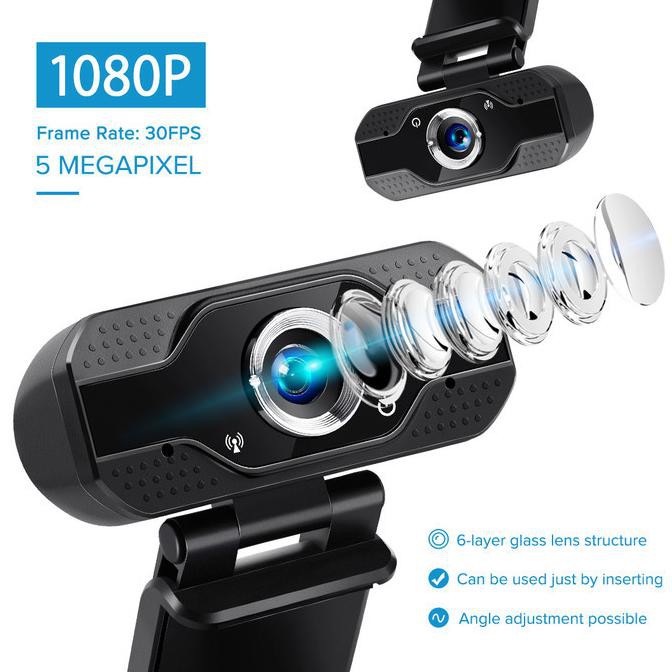 Webcam X6 1080p Full Hd 1080p V8