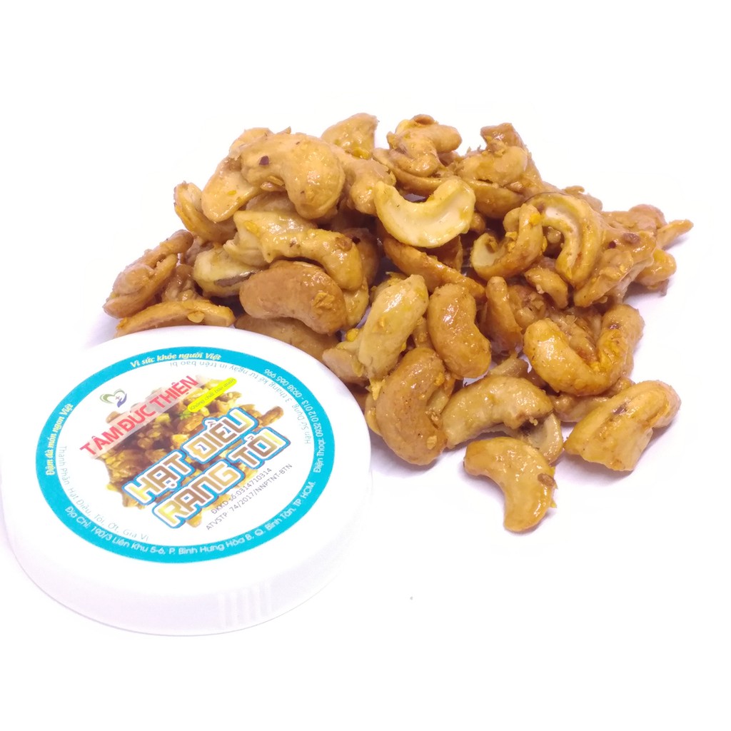 Combo 1KG Hạt Điều Rang Tỏi Ớt[Nguyên Liệu Sạch]Tâm Đức Thiện (4 x 250GR) | BigBuy360 - bigbuy360.vn