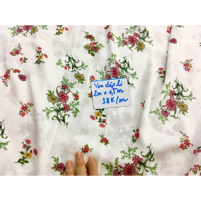 Vải von kiện [5 MẪU] (bán từ 0,5m)