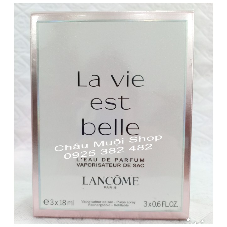 Sét 3 Chai Nước Hoa Lancôme La Vie Est Belle