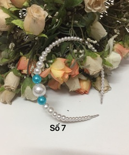 66/- Cài tóc ngọc trai handmade