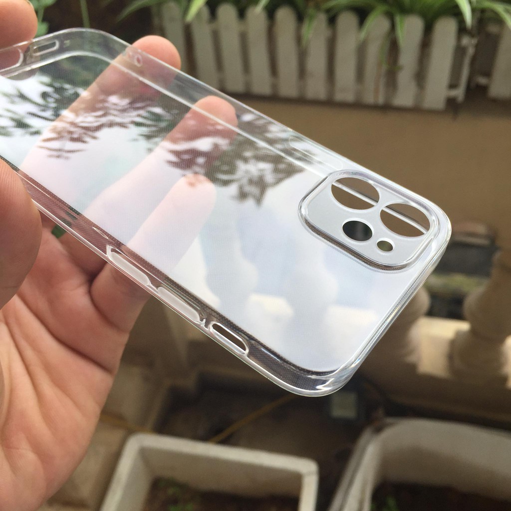 Ốp lưng silicon Gor cho Apple iPhone 12 Mini 5.4 inch siêu mỏng, có gờ bảo vệ camera