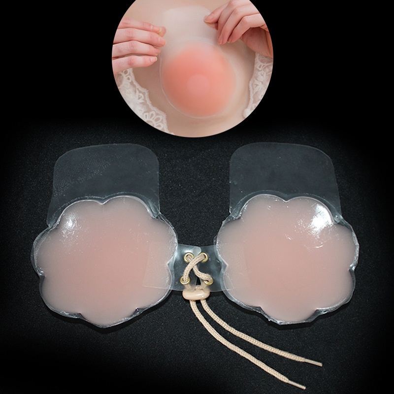 Áo Dán Ngực Silicon Kéo Dây Rút Nâng Ngực Tạo Khe DAN L&amp;U 6789