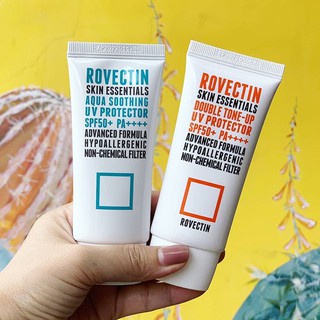 Kem chống nắng vật lý nâng tone ROVECTIN Skin Essentials Double Tone-up UV Protector SPF 50+ PA++++ 50ml - Ninishop