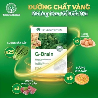 cốm sữa tảo non g brain (chính hãng)