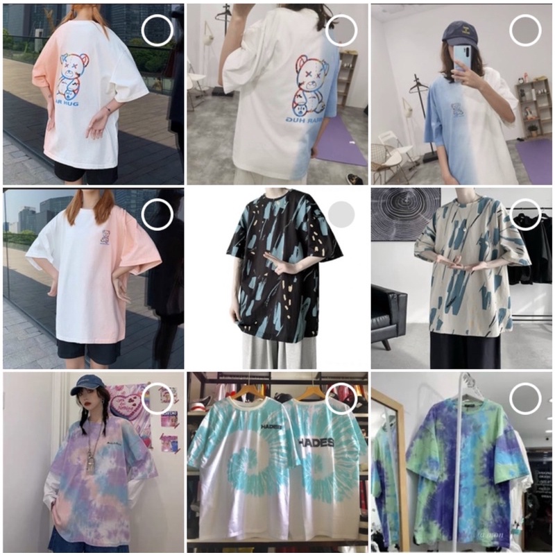 🔥SALE 100k/4 áo thun cotton ngẫu nhiên form dưới 65kg