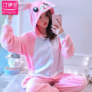 Pijama hình thú bông thỏ hồng