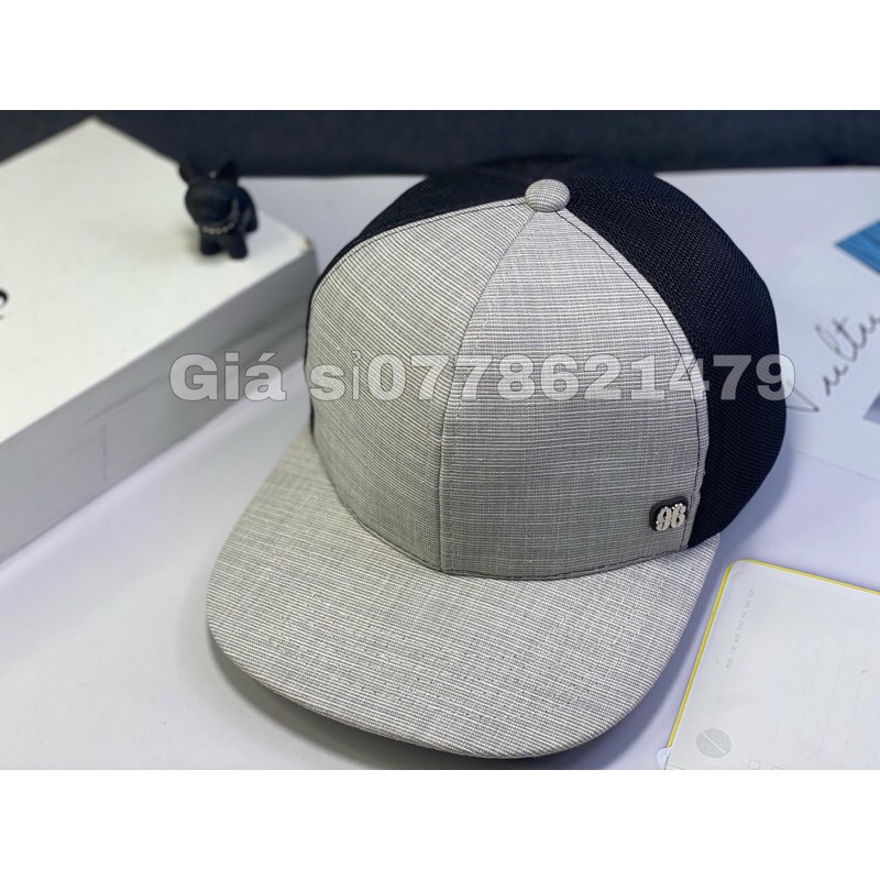 Mũ snapback lưới phối