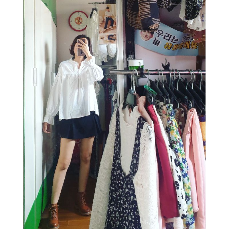 2hand- Áo dáng xòe tay bồng