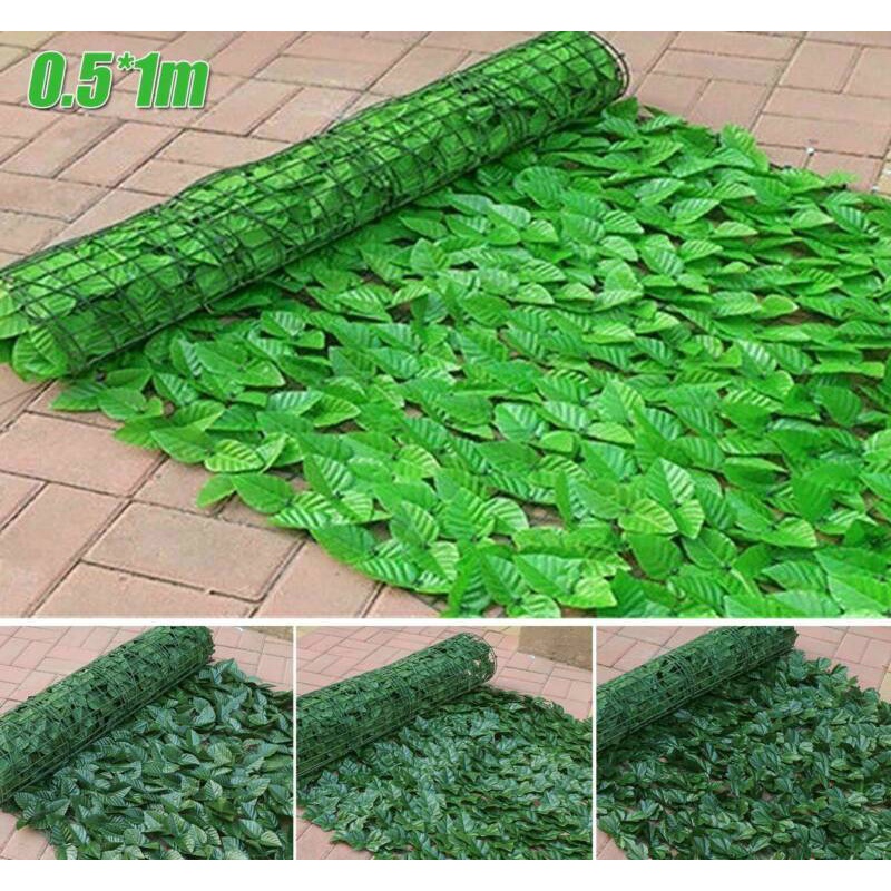 Hàng Rào Lá Giả Bằng Mây Dùng Trang Trí