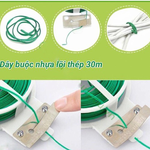 Cuộn sợi dây thép bọc nhựa buộc Nội địa Nhật Bản