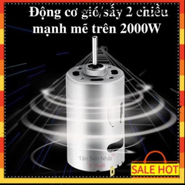 Máy sấy tóc 2 chiều tạo kiểu DELIYA công suất 2200W tặng kèm 5 phụ kiện tạo kiểu chuyên nghiệp