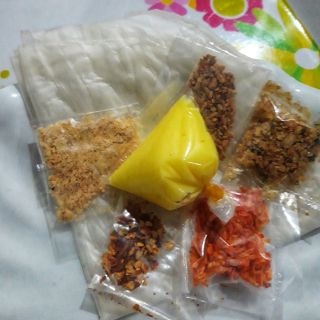 [3Cai] Bánh Tráng Phơi Sương Cuộn Bơ muối  Trúc Lam