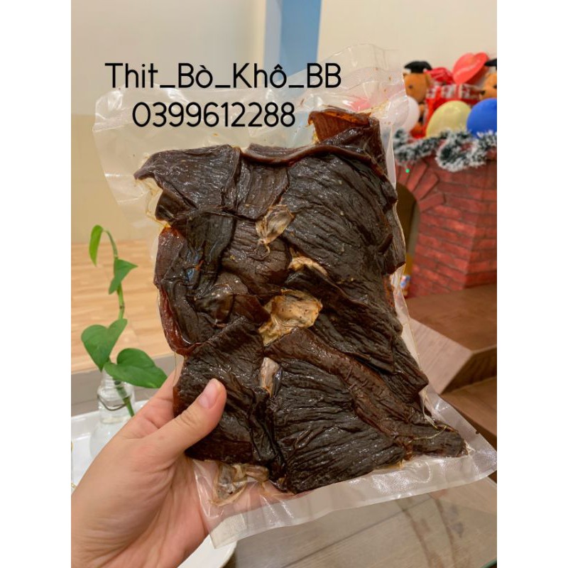 THỊT BÒ KHÔ ƯỚT TỎI - BÒ MIẾNG ƯỚT TỎI Gói 100g