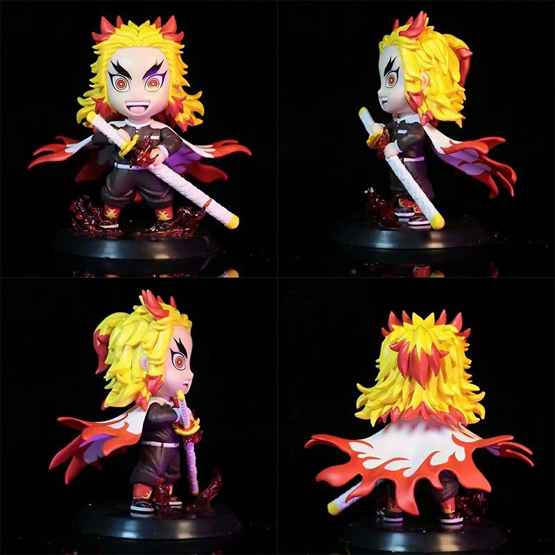 Đồ trang trí Nhân Vật Shinobu Giyuu Kyoujurou Sanemi Trong Demon Slayer Action FIgure Q SY2 Trang Trí Nhà Cửa