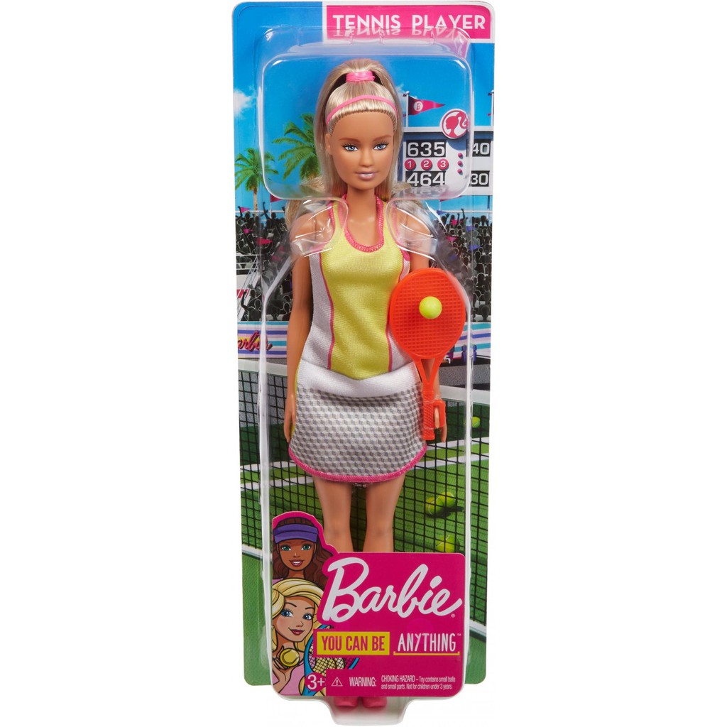 Barbie Nghề Nghiệp Vận Động Viên Tennis Career Doll Tennis Player