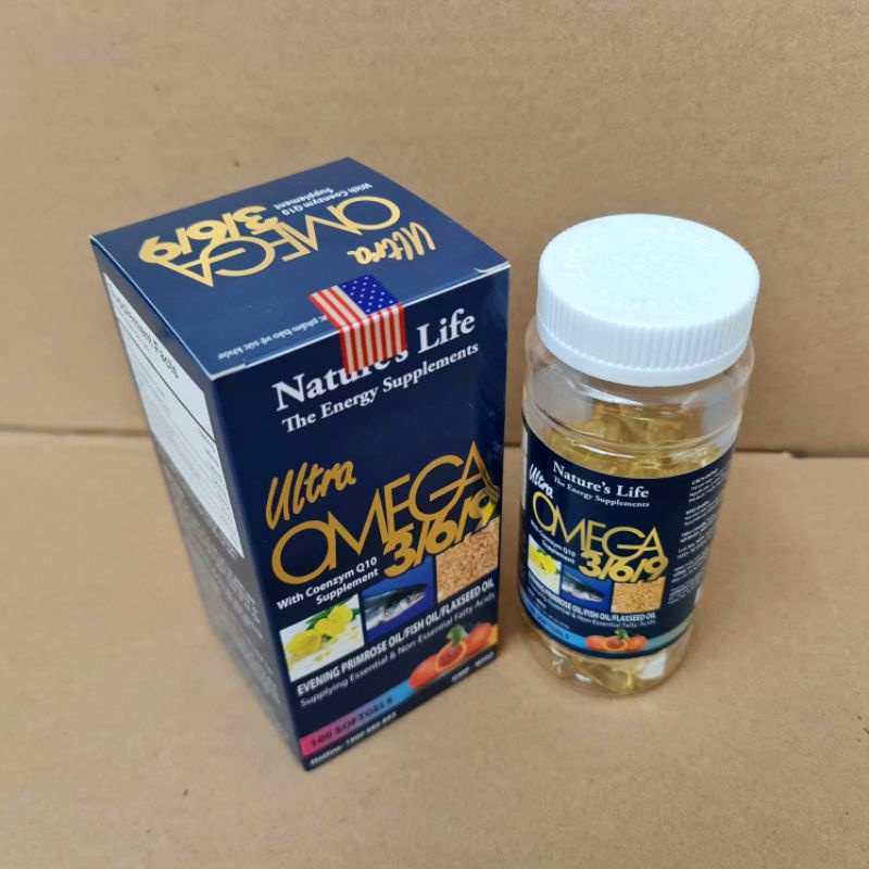 OMEGA 369 - Hộp 100 viên - Làm giảm mỏi mắt, khô mắt