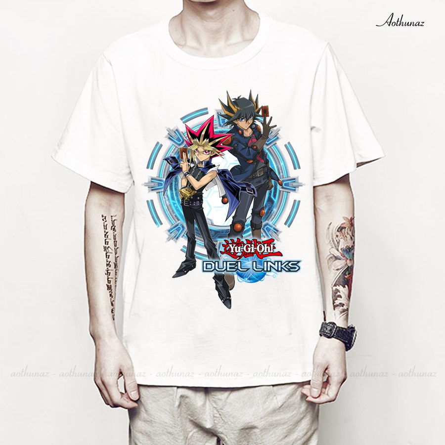 Áo thun Anime Game Yugioh Duel Link Yugi Kaiba - Cotton Thái M2360