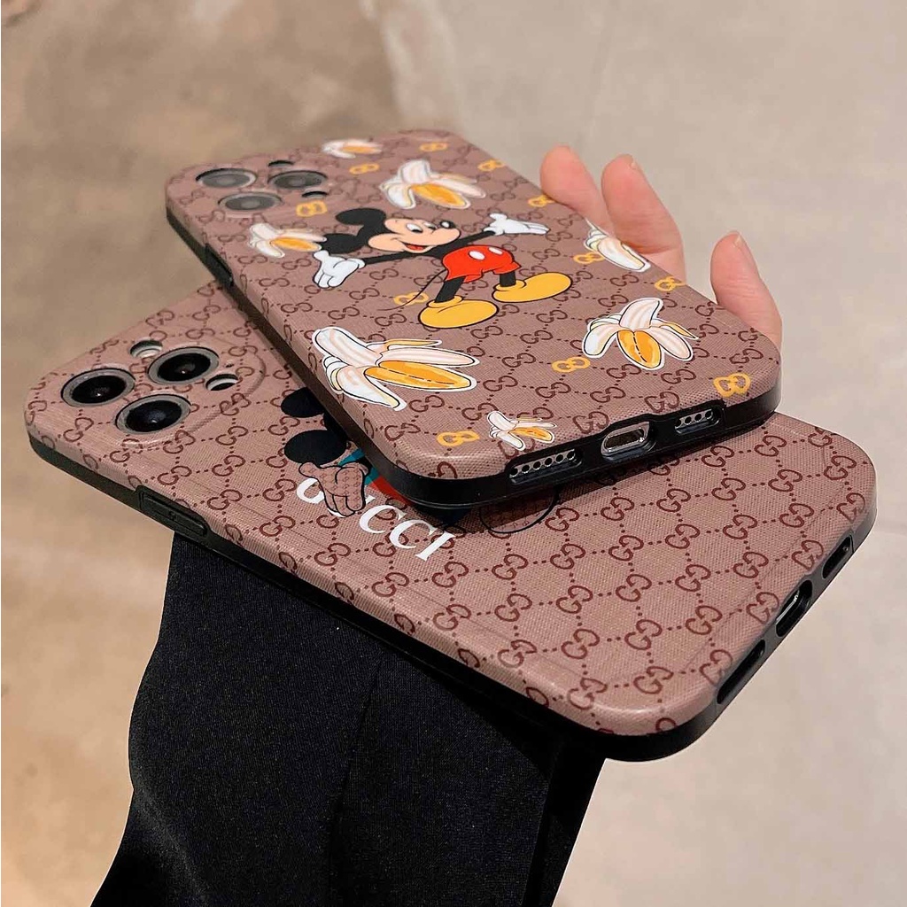 Ốp Điện Thoại Chống Sốc In Hình Chuột Hoạt Hình Dễ Thương Cho iPhone 14 13pro max 12pro 11promax 11