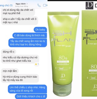 Tẩy da chết táo xanh PH PLAN daycell