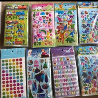 Sỉ 1 tờ dán sticker các loại hình cho bé trai và gái