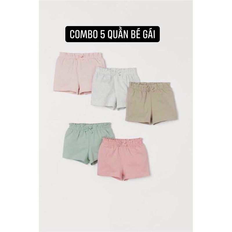 COMBO SET 5 QUẦN CHO BÉ TRAI, BÉ GÁI