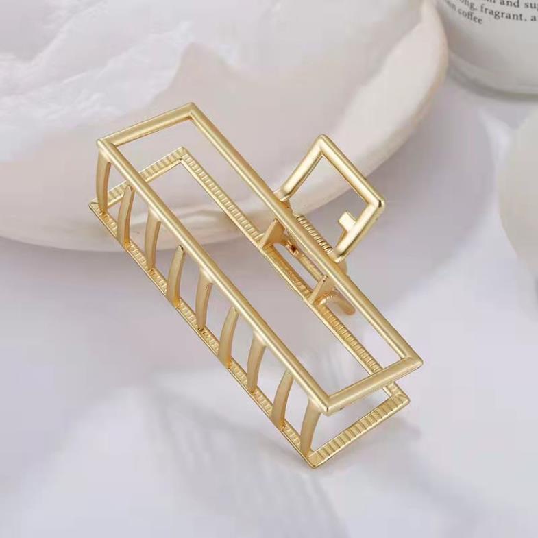Kẹp tóc càng cua nữ Hàn Quốc kim loại bền đẹp đơn giản, kẹp tóc Hot trend hiện nay, June accessories