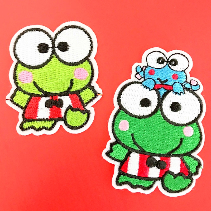 Miếng dán quần áo hình ếch dễ thương（☸ Sanrio - Keroppi Patch ☸）