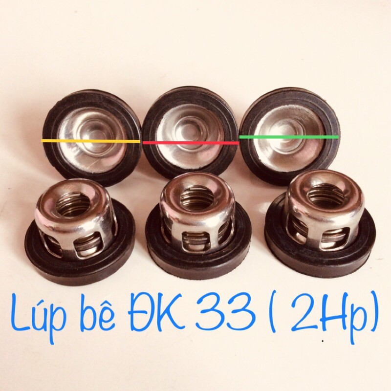 BỘ LÚP BÊ 6 CÁI CHO ĐẦU RỬA XE 2 HP - ĐK 33mm ĐỘ DÀY 20mm