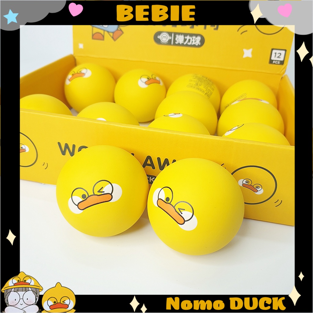 Bóng tennis hình vịt vàng xinh xinh xả stress Nomo Duck BeBie - BP547