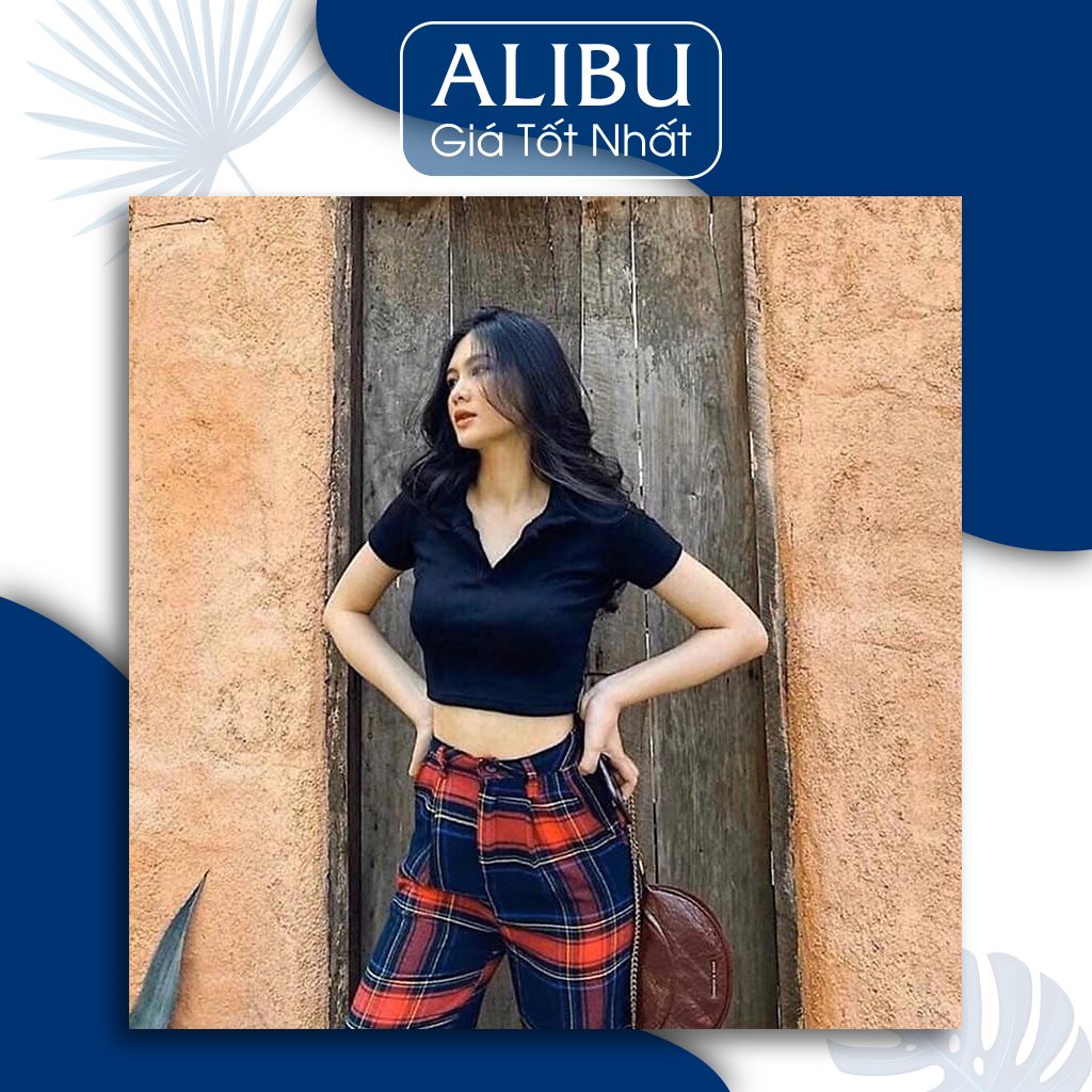 áo croptop phong cách đi biển du lịch check in cotton 100% hàn | BigBuy360 - bigbuy360.vn