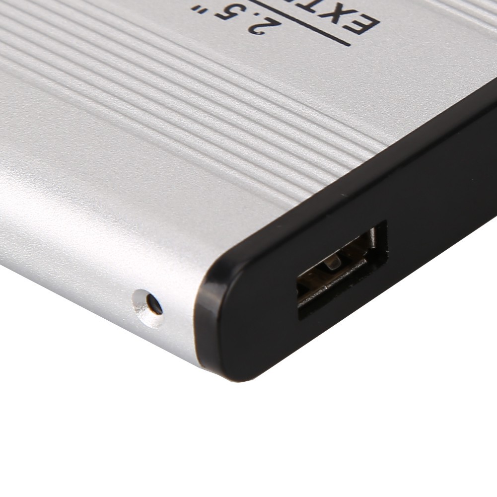 Hộp ổ đĩa cứng di động bên ngoài USB 2.0 2,5 inch bên ngoài bằng nhôm | BigBuy360 - bigbuy360.vn