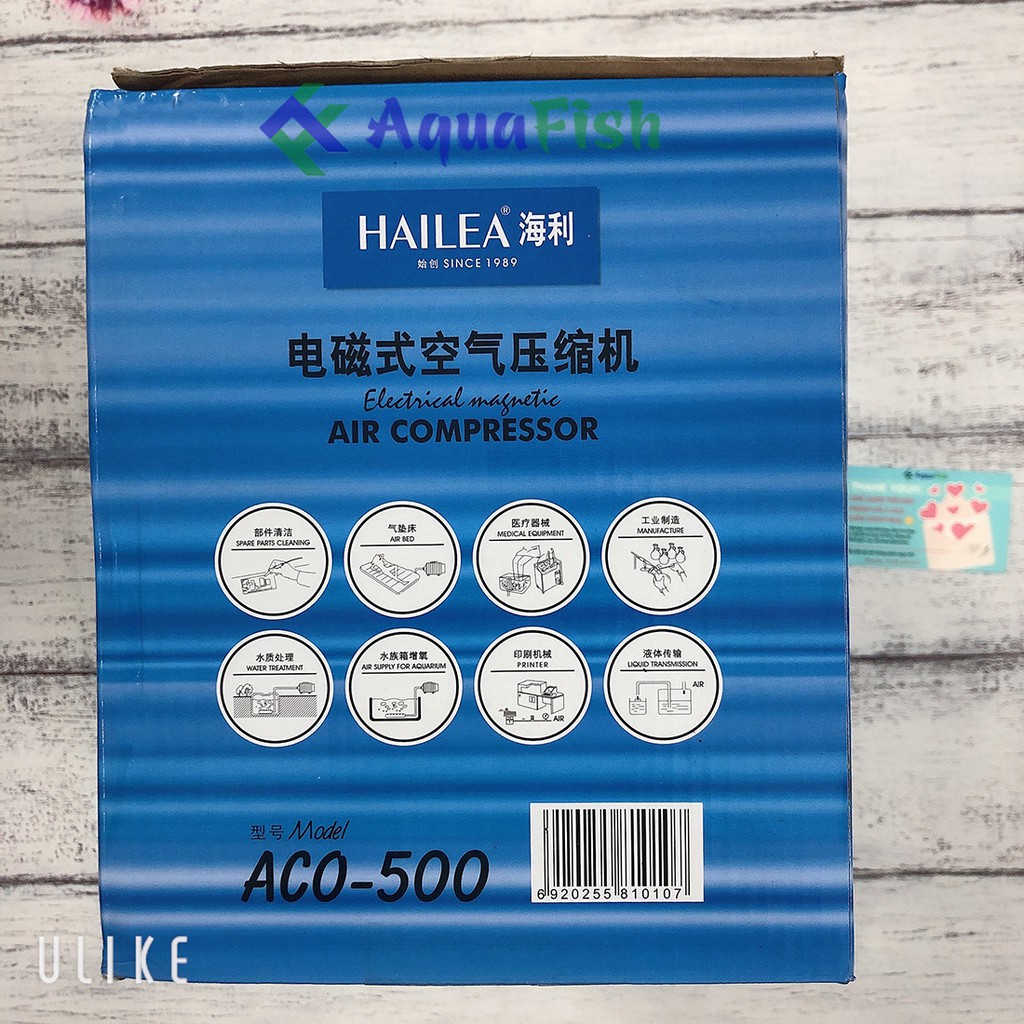 Máy Sủi Điện Hailea 500w - Máy Sủi Khí Oxy Dùng Cho Hồ Cá Koi, Hồ Cá Rồng, Bể Cá Hải Sản