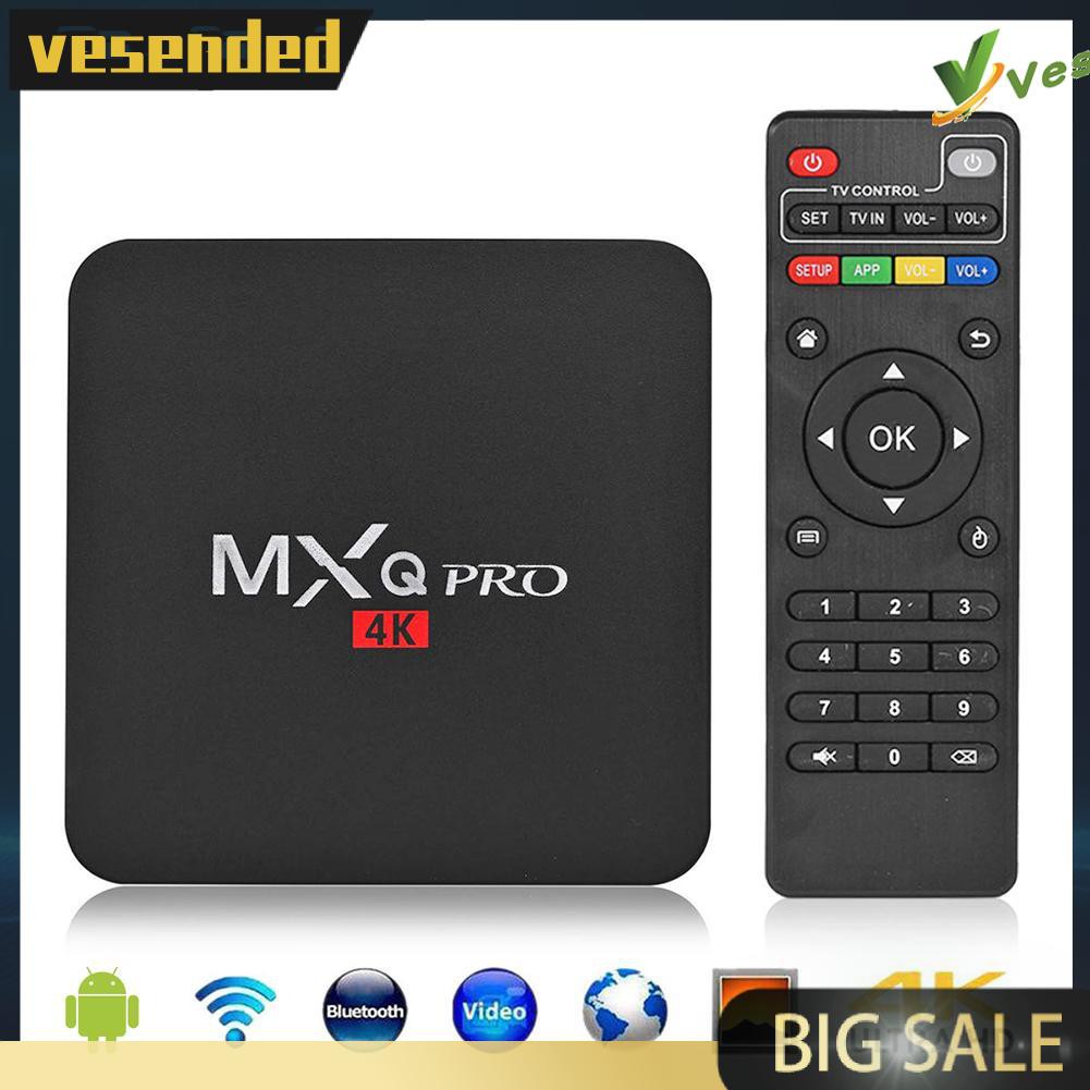 Đầu Mxq Pro Android 7.1 Quad Core 1 + 8g Smart Tv Box 4kx2k Wifi Set-top Box Box