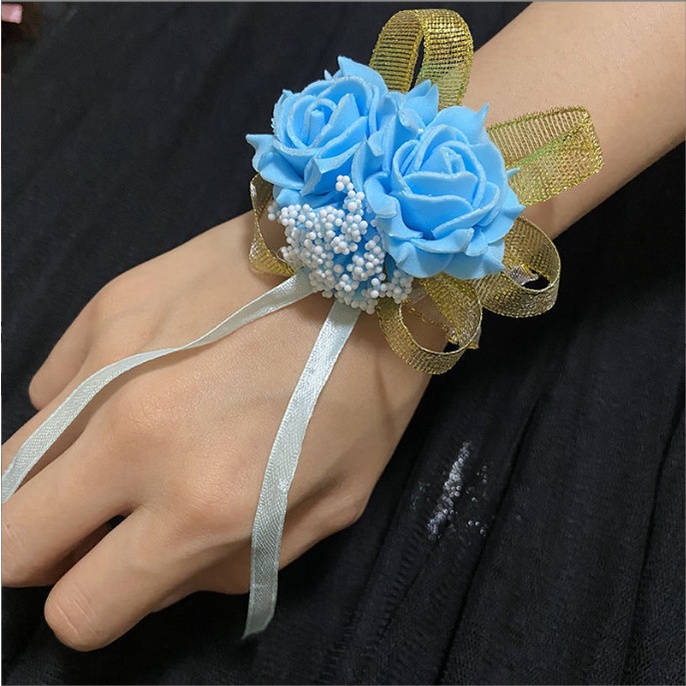 Vòng Tay Hoa Hồng Xốp Cho Cô Dâu