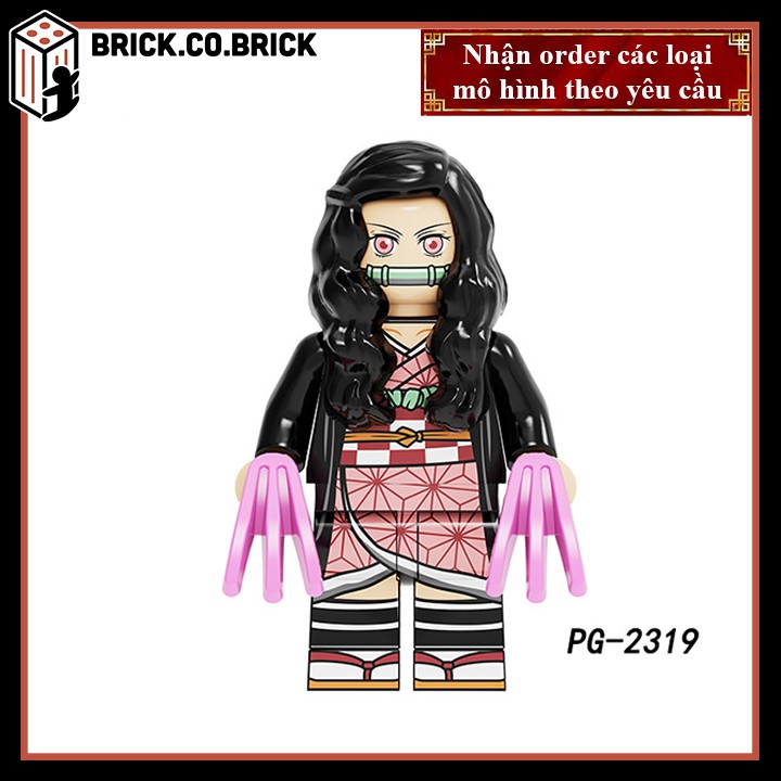 Kimetsu No Yaiba - Non Lego Demon Slayer - Mô hình đồ chơi lắp ráp hoạt hình Anime Nhật Bản Inosuke Hashibira - PG8291