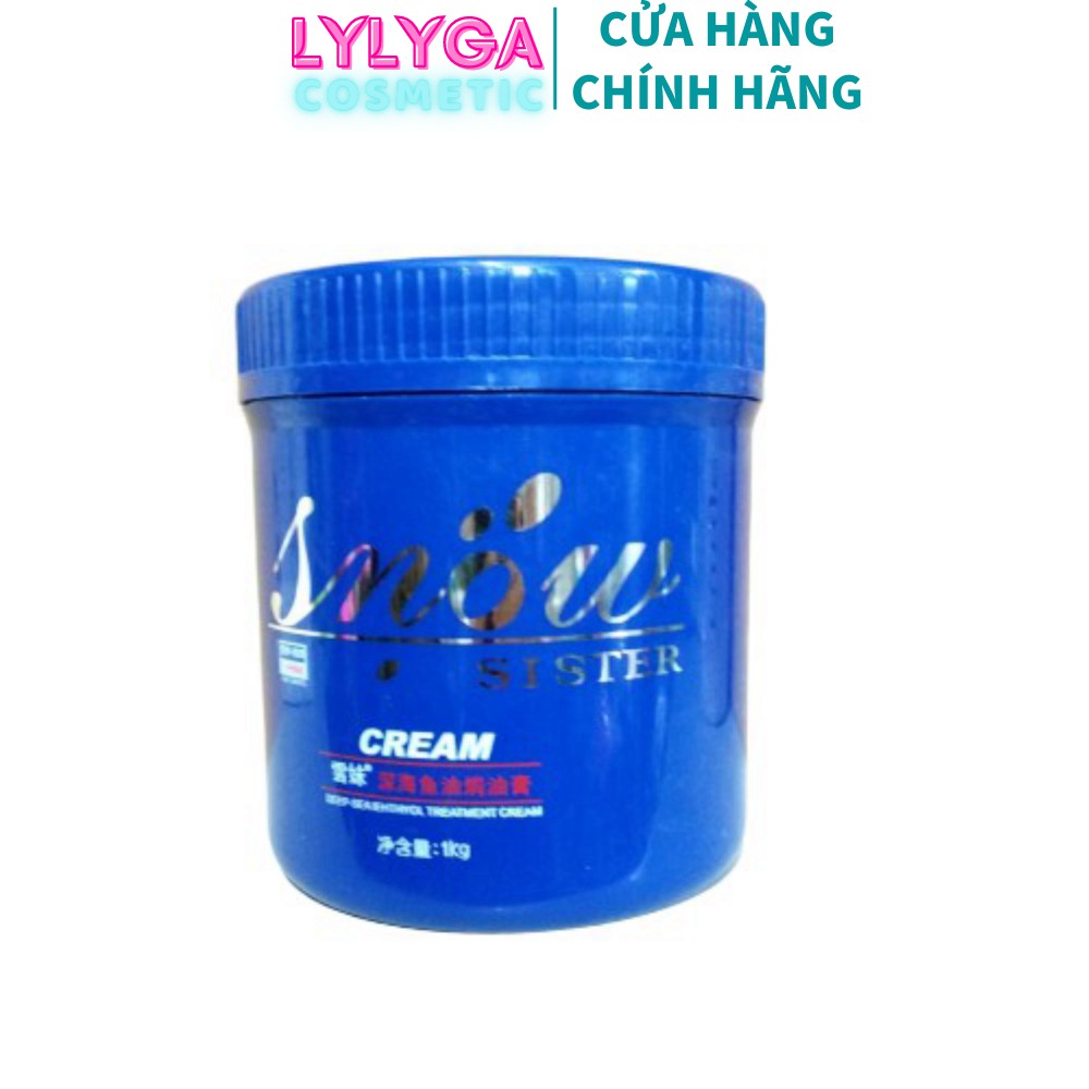 Kem hấp tóc ủ tóc Snow 1000ML sister loại 1 đặc như sáp - Xả tóc giúp tóc siêu mềm mượt, thơm lâu UT07