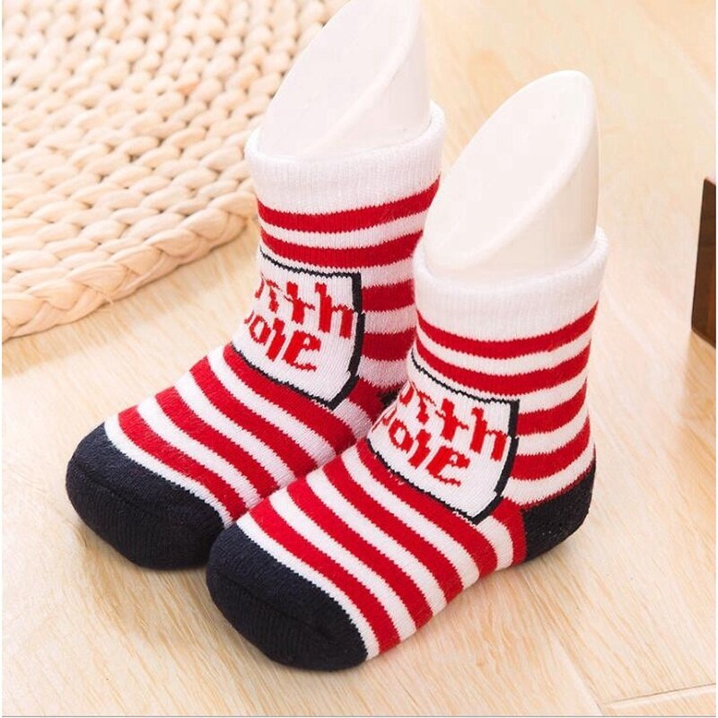 Vớ Cotton Họa Tiết Giáng Sinh Dễ Thương Cho Bé Từ 0-3 Tuổi