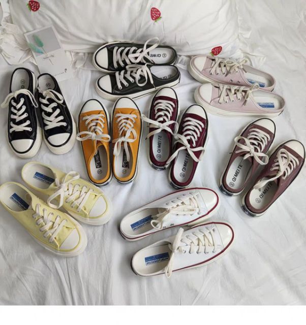 [SALE] GIÀY SỤC/ ĐẠP GÓT ULZZANG VẢI 1970s ❌ Y ẢNH 💯* SZ NAM LINK KHÁC | BigBuy360 - bigbuy360.vn