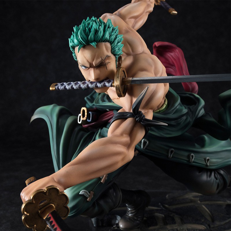 Mô hình figure Roronoa Zoro loại to 23 cm - Có hiệu ứng kiếm [ 2 đầu ]