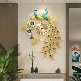 ĐỒ NGHỆ THUẬT, Decor House Đồng Hồ Treo Tường, Đồng Hồ Trang Trí Decor hình con công decor trang trí nhà cửa mã 2921
