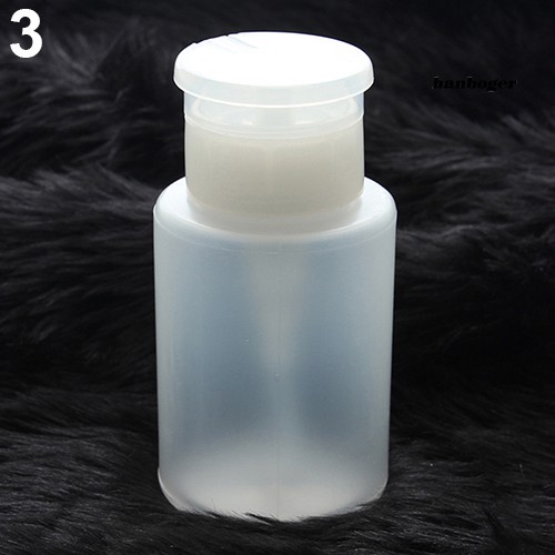 Chai bơm rỗng 150ml đựng nước rửa gel UV sơn móng tay nghệ thuật