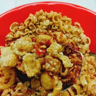 Da heo chiên giòn vị tỏi ớt cay 300g