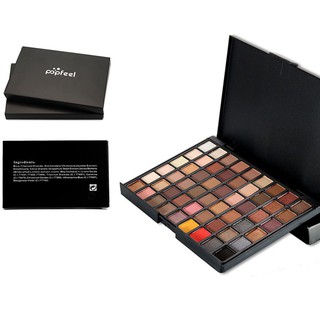 Popfeel 54 Colors Shimmer Matte Eyeshadow Palette Colorful Gliiter Eye Shadow