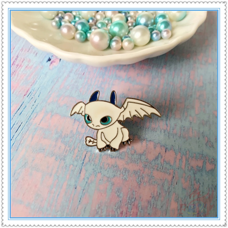 ★ # How to Train Your Dragon Series 01 Ghim Cài Áo ★ 1 Huy Hiệu Cài Áo Hình Nhân Vật Hoạt Hình Ngộ Nghĩnh