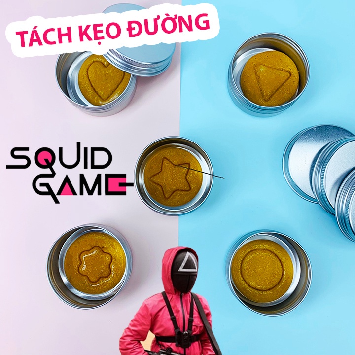 [FREESHIP] BỘ ĐỒ CHƠI SQUID GAME TÁCH KẸO ĐƯỜNG