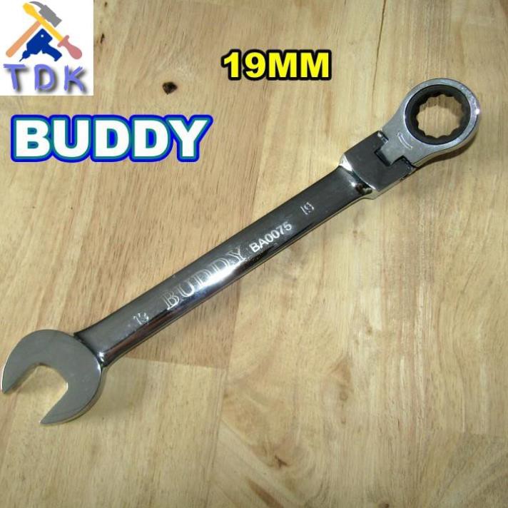 Cờ lê tự động gật gù 19mm Buddy BA0075