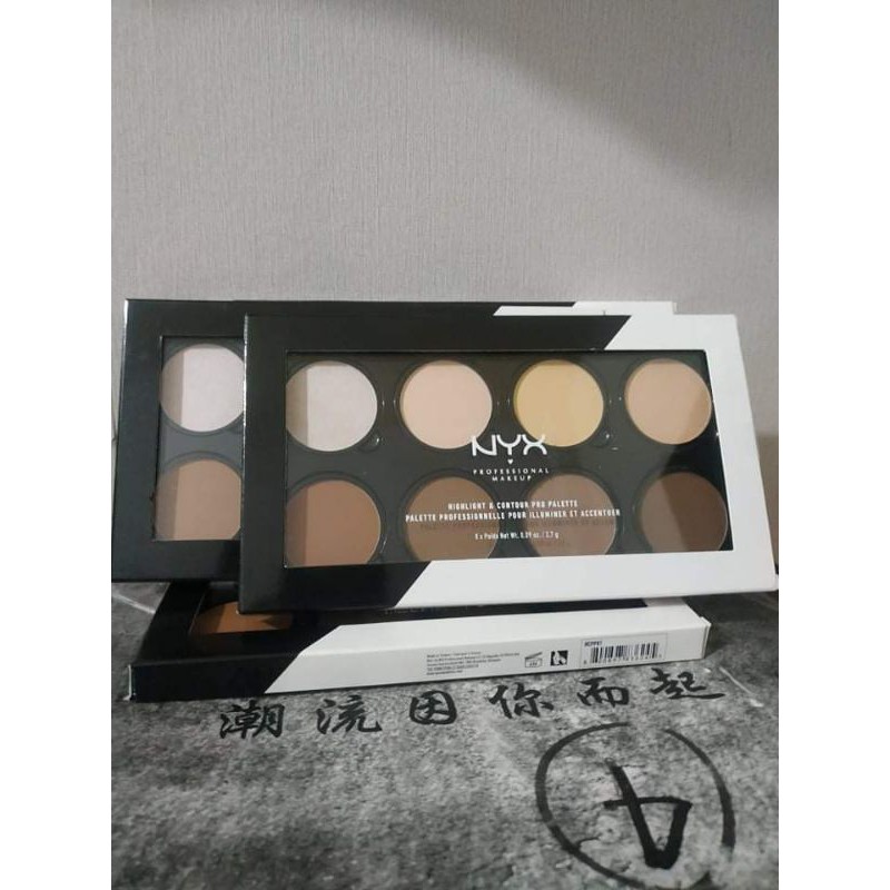 Phấn tạo khối Nyx Professional Makeup Highlight & Contour Pro Palette